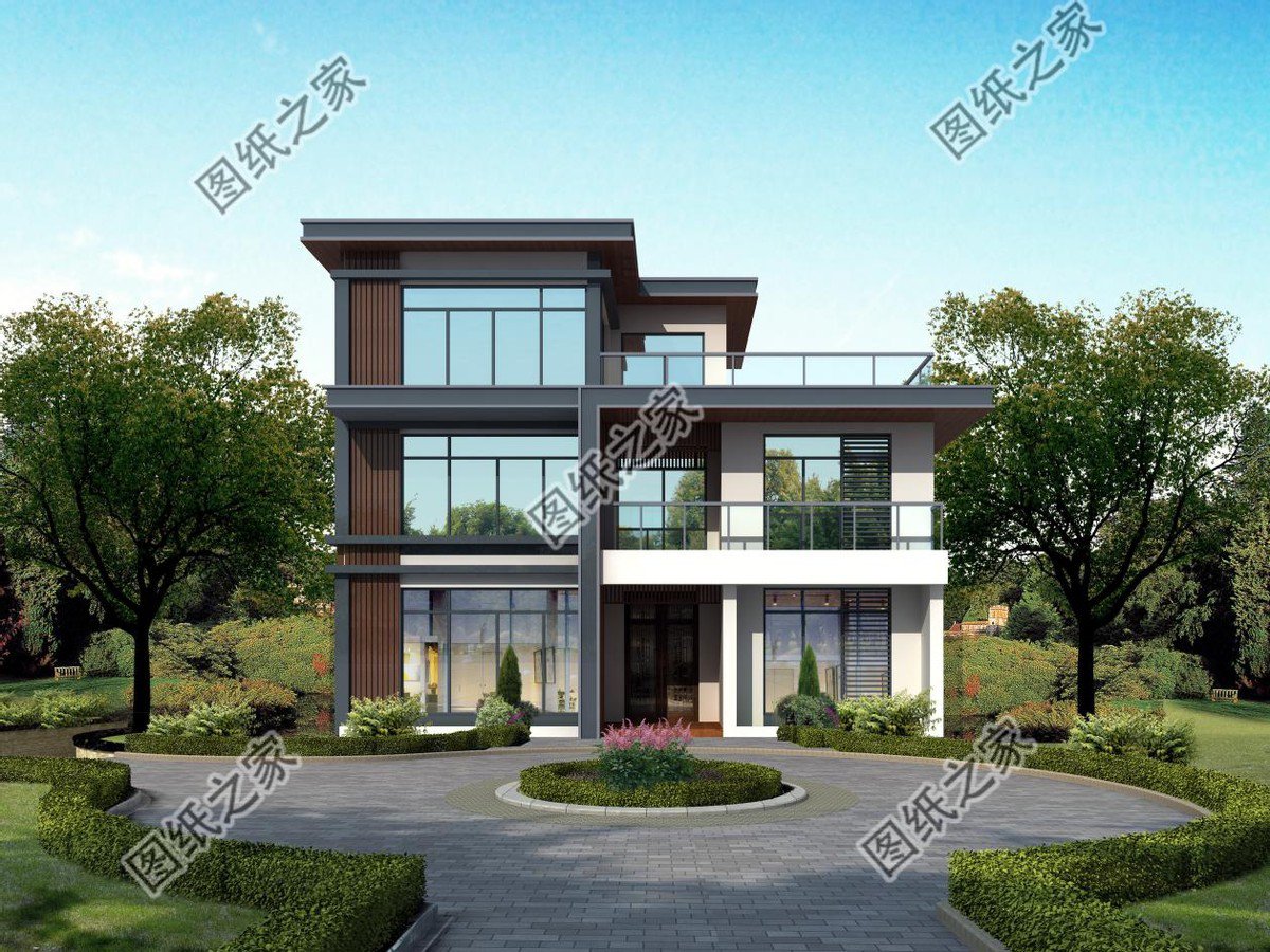 現(xiàn)代風(fēng)自建三層別墅帶露臺(tái)，能自住也可做民宿