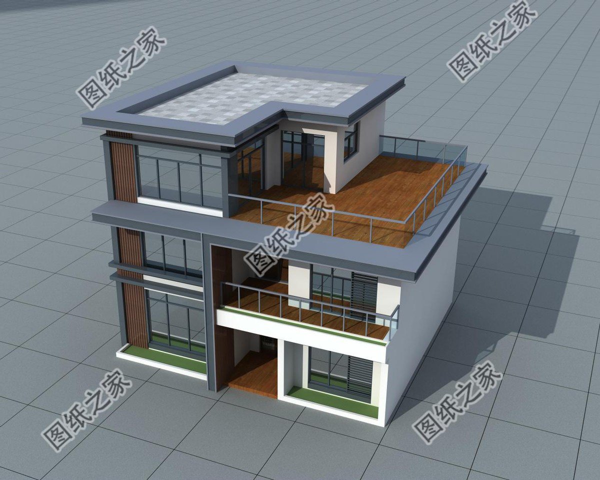 現(xiàn)代風(fēng)自建三層別墅帶露臺(tái)，能自住也可做民宿