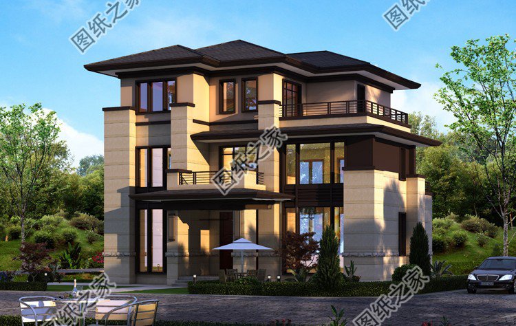 新中式三層別墅，凝結(jié)山河與人文之精粹，用心建造理想中式住宅