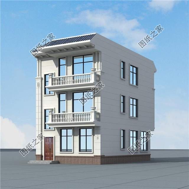 小戶型簡潔三層別墅設(shè)計圖，還原其本質(zhì)，給你帶來美滿生活