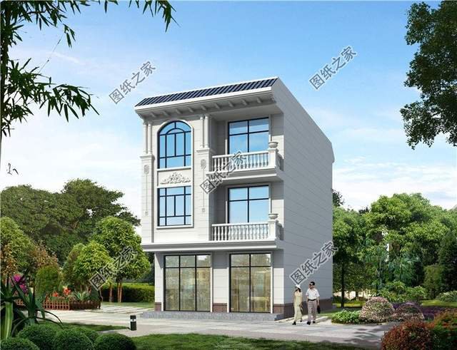 小戶型簡潔三層別墅設(shè)計圖，還原其本質(zhì)，給你帶來美滿生活