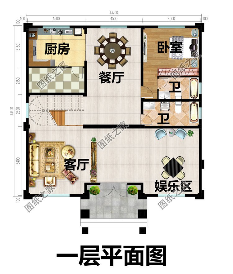 50萬左右農(nóng)村三層別墅