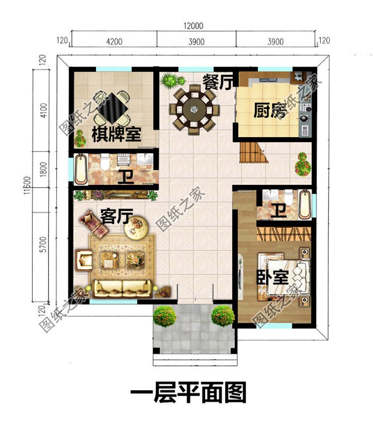 農(nóng)村三層樓房設(shè)計(jì)圖及效果圖