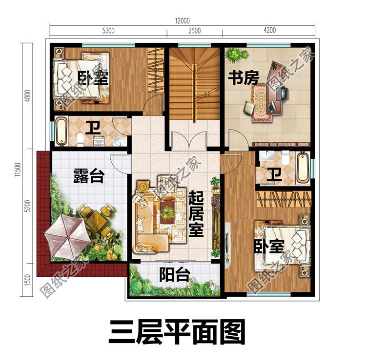 農(nóng)村30萬可以建造的三層別墅款式