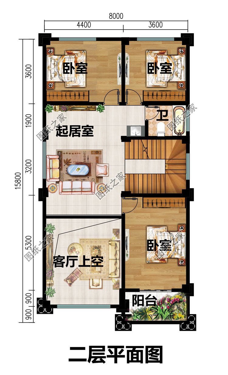歐式農(nóng)村三層小別墅設(shè)計圖