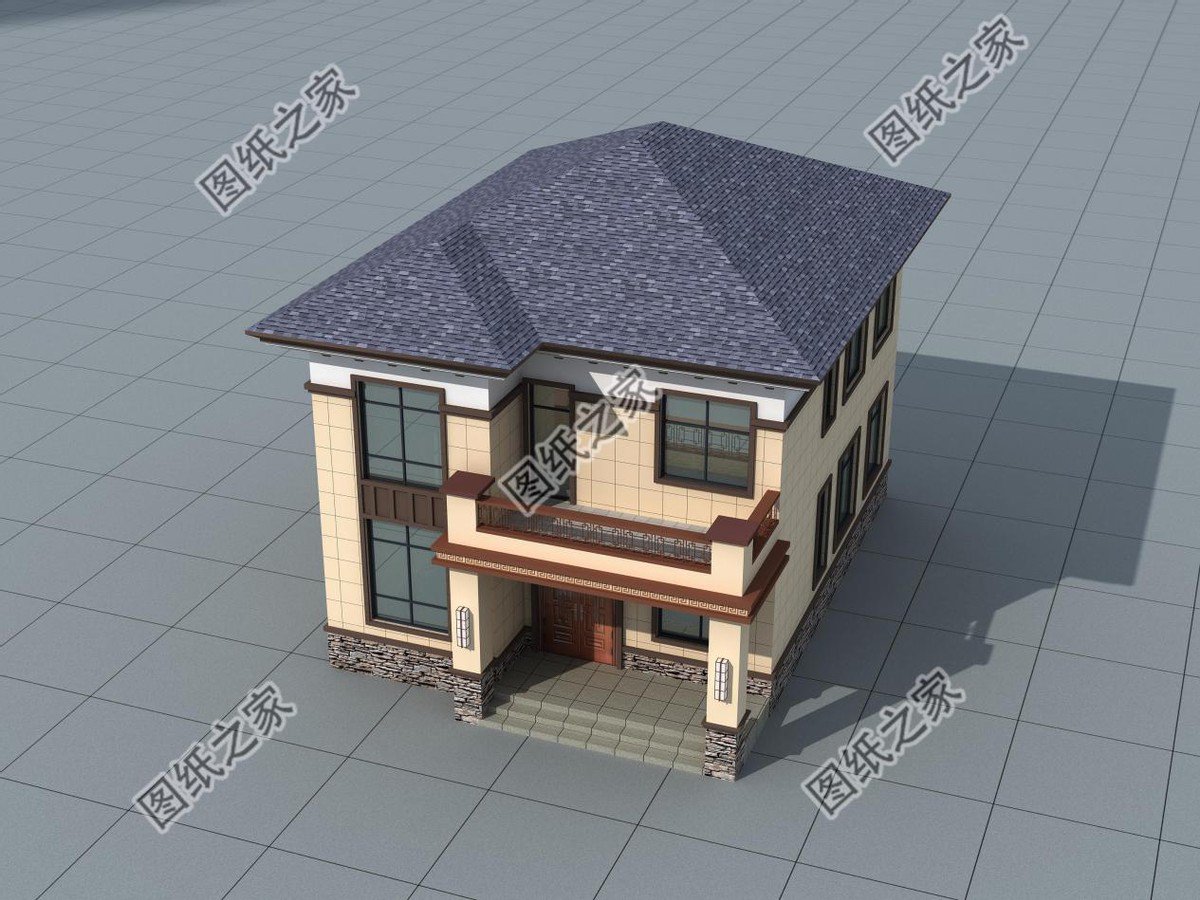 20萬以內(nèi)二層別墅設(shè)計圖，回老家建一棟，天天都有人來串門