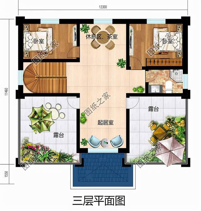 三層農(nóng)村自建別墅設(shè)計(jì)圖紙，此生不為房奴來世必創(chuàng)輝煌