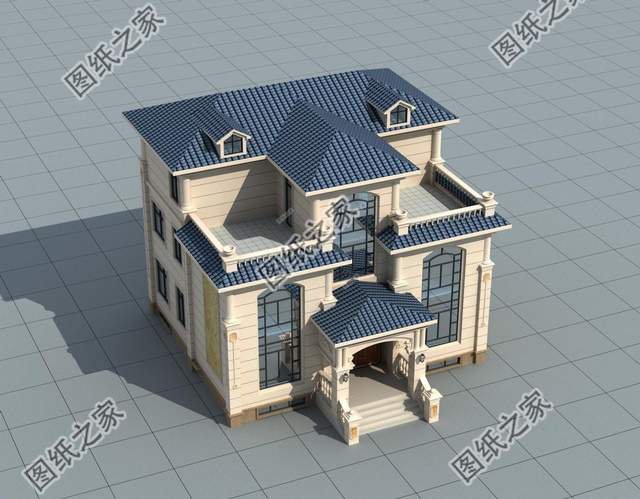 三層農(nóng)村自建別墅設(shè)計(jì)圖紙，此生不為房奴來世必創(chuàng)輝煌