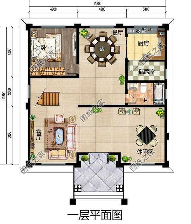 歐式三層別墅，超大的落地窗，這是鄉(xiāng)村別墅應(yīng)該有的樣子