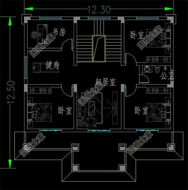 三層新中式別墅，氣勢(shì)平靜恢弘，深受有文化品位的家庭喜愛(ài)