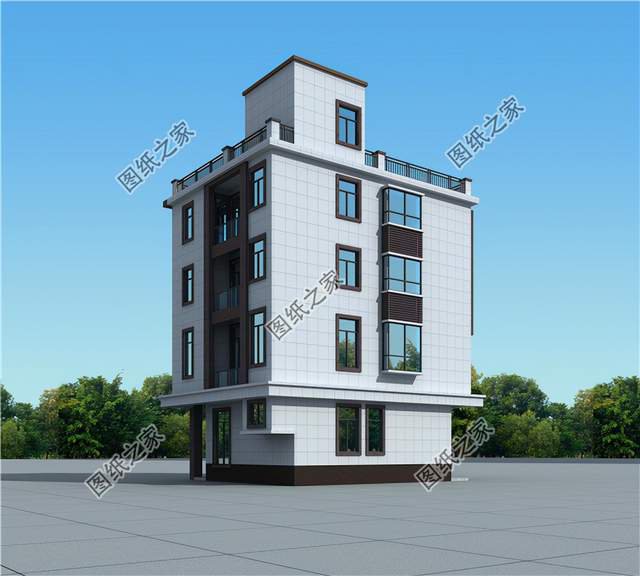 四層現(xiàn)代風(fēng)別墅，造價不高，很適合小宅基地的朋友們