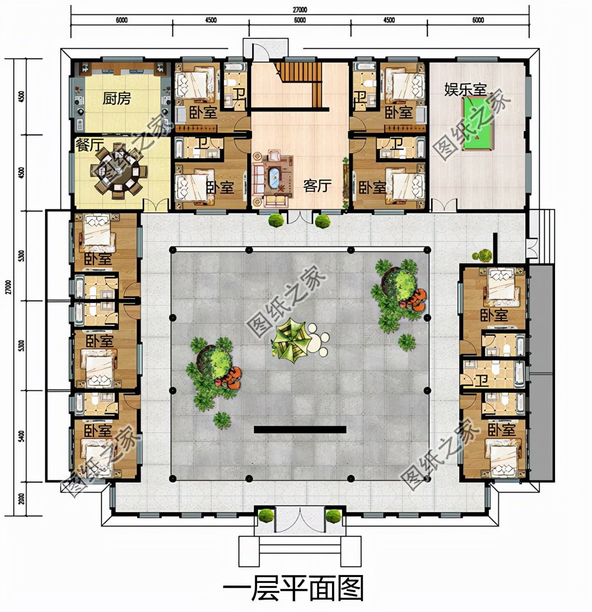 新農(nóng)村中式別墅，布局極佳，越住越有福，完成自己的院落夢想