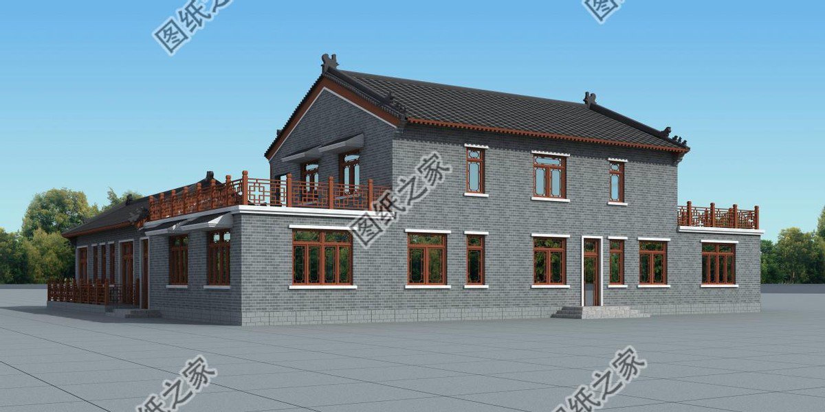 新農(nóng)村中式別墅，布局極佳，越住越有福，完成自己的院落夢想