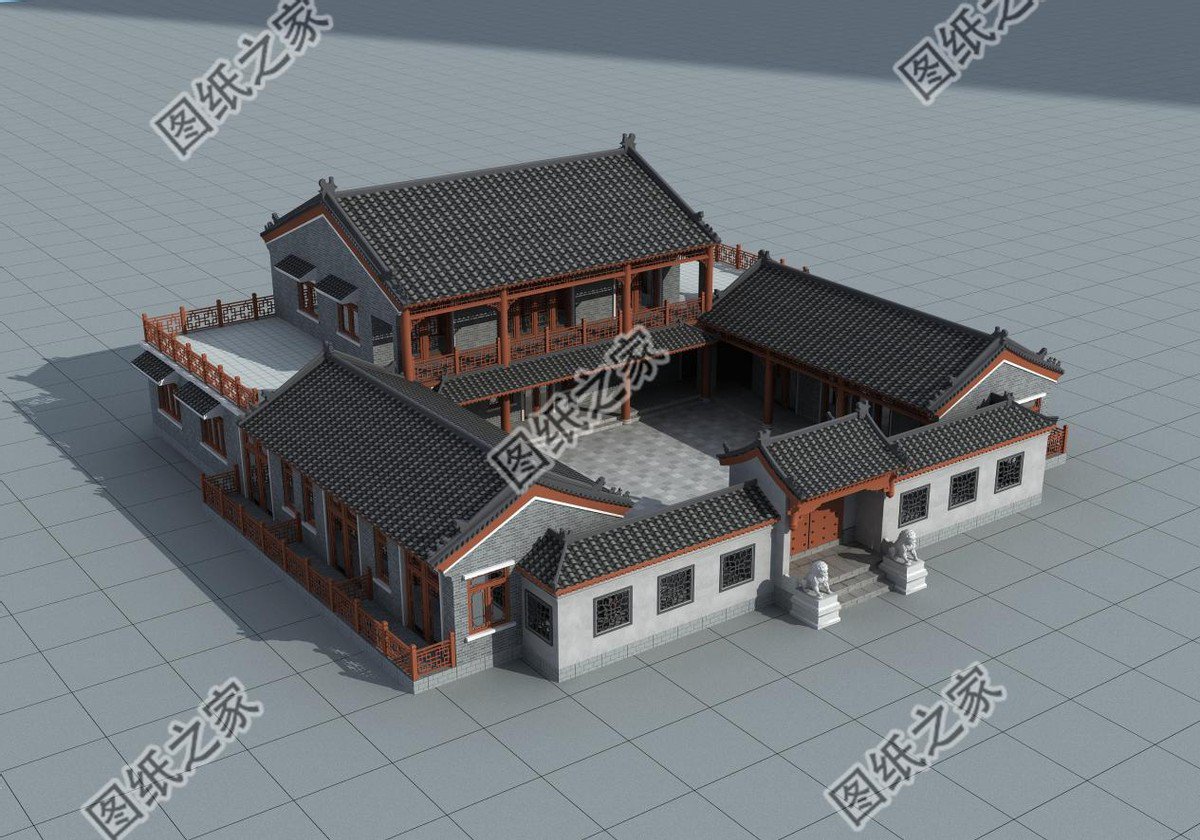 新農(nóng)村中式別墅，布局極佳，越住越有福，完成自己的院落夢想