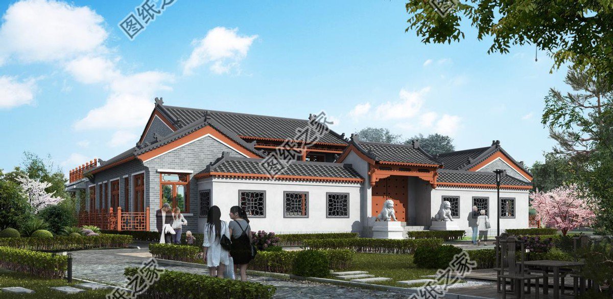 新農(nóng)村中式別墅，布局極佳，越住越有福，完成自己的院落夢想