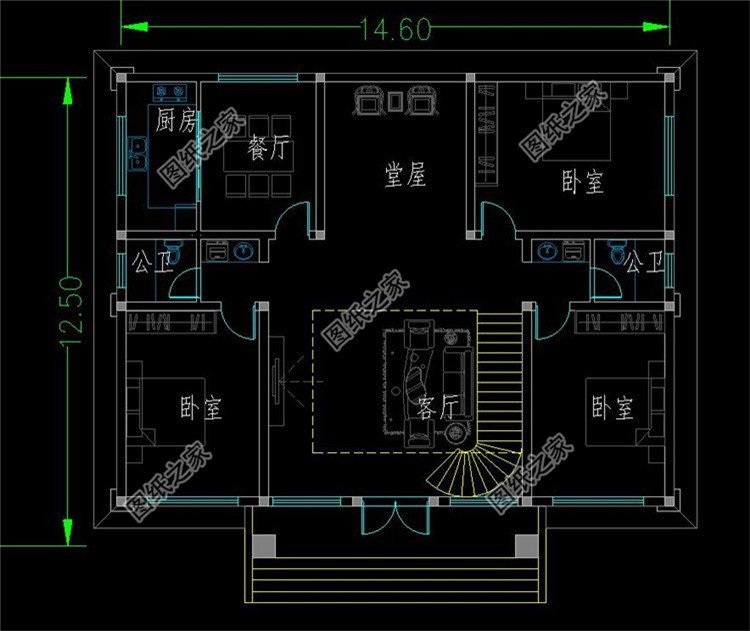 新農(nóng)村三層別墅，最火的室內(nèi)挑空，這樣的住宅必引領(lǐng)另一波熱潮