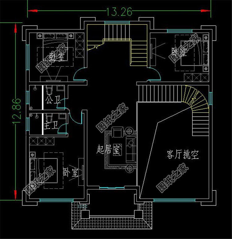 新農(nóng)村三層別墅，最火的室內(nèi)挑空，這樣的住宅必引領(lǐng)另一波熱潮