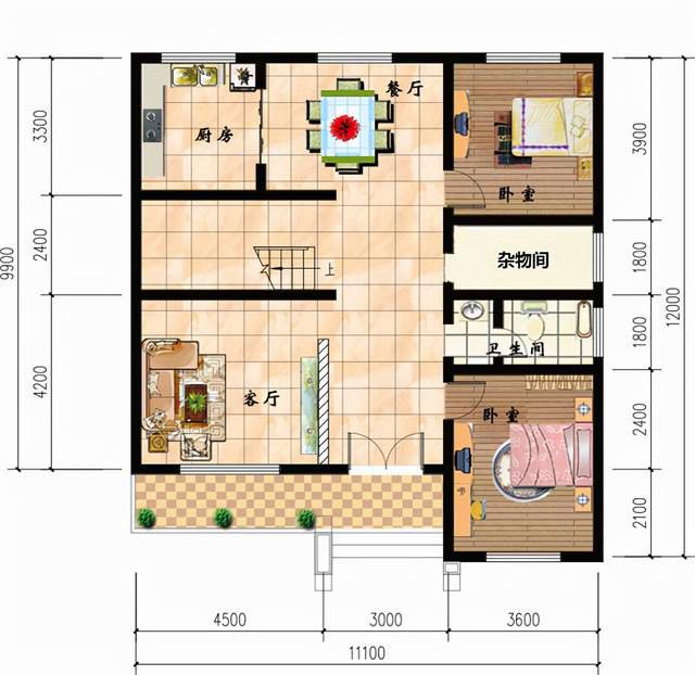 鄉(xiāng)村現(xiàn)代簡約風(fēng)兩層小別墅，經(jīng)濟(jì)實用又漂亮