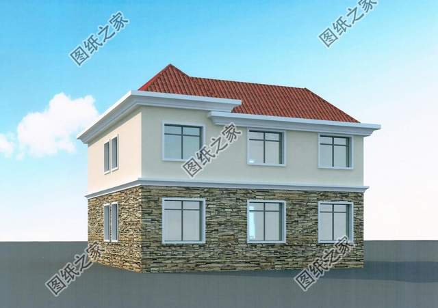 鄉(xiāng)村現(xiàn)代簡約風(fēng)兩層小別墅，經(jīng)濟(jì)實用又漂亮