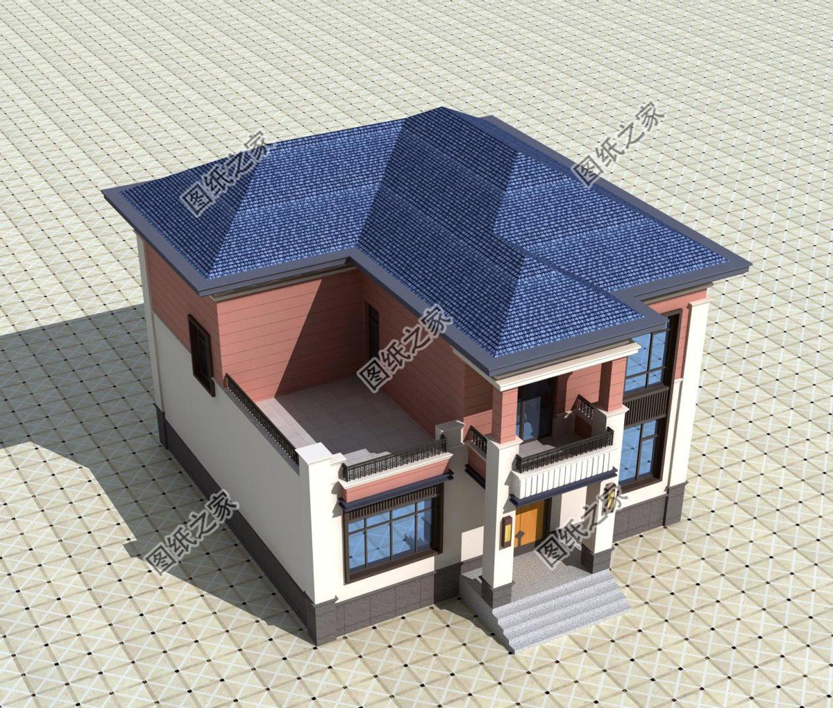 兩層新中式鄉(xiāng)村別墅，這股“國潮”刮到鄉(xiāng)村來了實在是超美膩