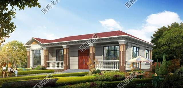 200平左右鄉(xiāng)村一層別墅，方正整潔，落落大房