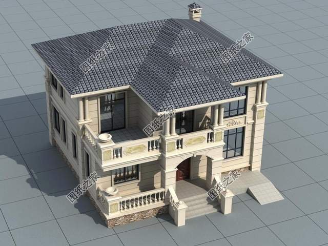 回老家蓋一處歐式二層小別墅，讓空氣里充滿快活的味道