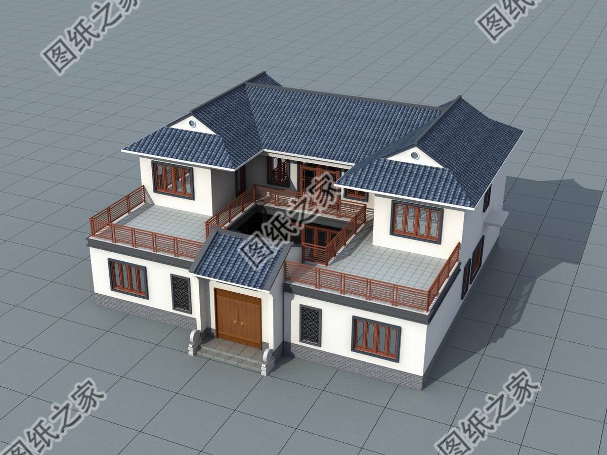 鄉(xiāng)村小型四合院設(shè)計(jì)圖，家的味道我知道