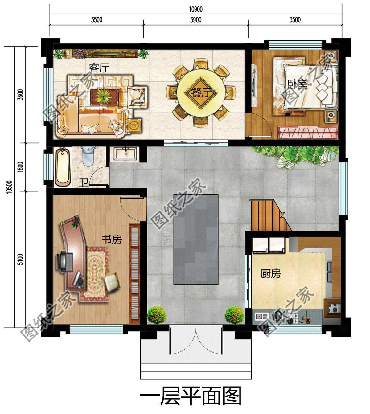 鄉(xiāng)村小型四合院設(shè)計(jì)圖，家的味道我知道