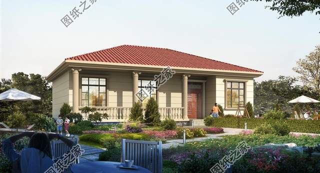 新農(nóng)村一層自建房，經(jīng)典秀美，時(shí)尚適居