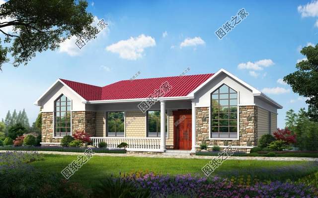 新農(nóng)村一層自建房，經(jīng)典秀美，時(shí)尚適居