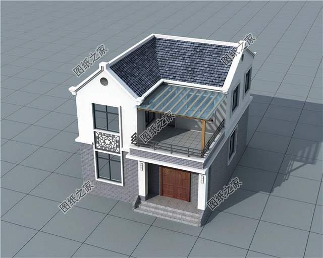 10萬(wàn)元左右，韻味十足的兩層鄉(xiāng)村別墅設(shè)計(jì)圖