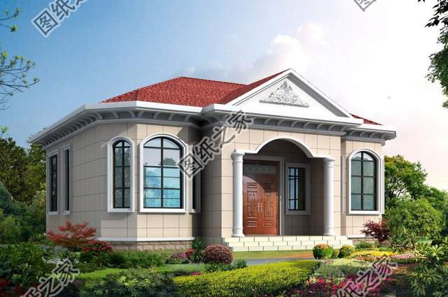 一層三開間農(nóng)村自建房，兩代人，親人居