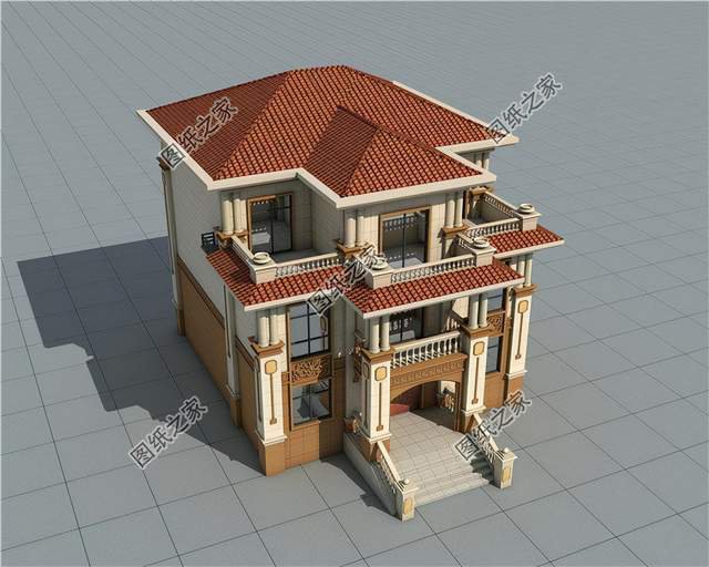 三層高端鄉(xiāng)村別墅，建設(shè)美麗新農(nóng)村，修造舒適住宅