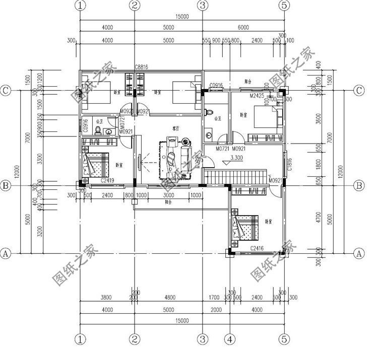 農(nóng)村7字型自建房圖，異形宅基地如何設(shè)計完美匹配地基？