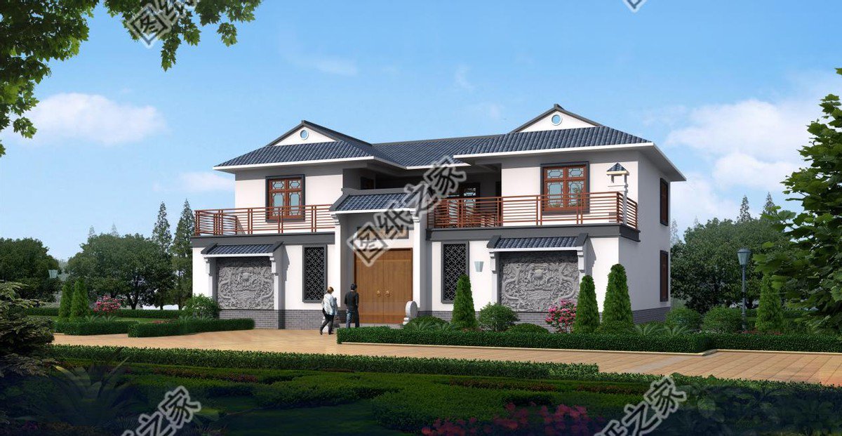 農村二層帶院子設計圖，這才是鄉(xiāng)村別墅正確的打開方式