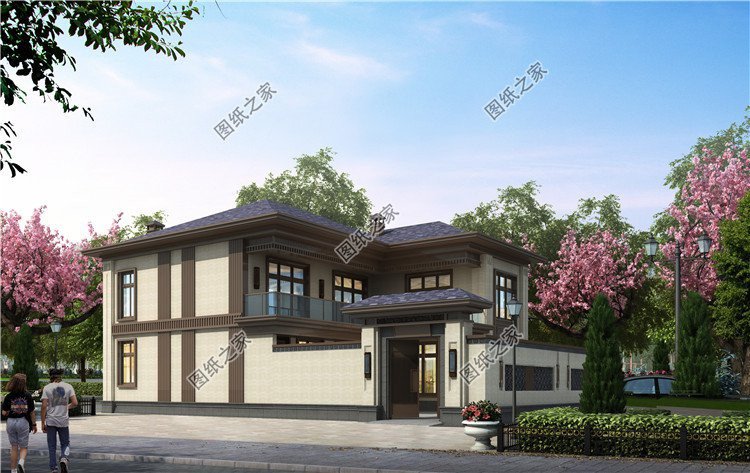 農村二層帶院子設計圖，這才是鄉(xiāng)村別墅正確的打開方式