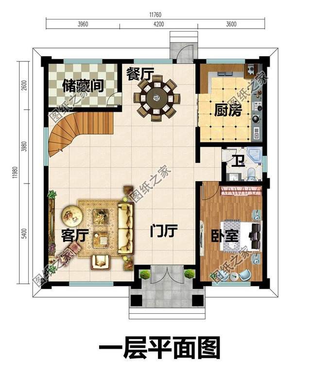 四層別墅設(shè)計(jì)圖，50萬之內(nèi)，將農(nóng)村的家鄉(xiāng)蓋成歐式古典“城堡”