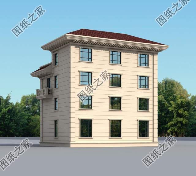 四層別墅設(shè)計(jì)圖，50萬之內(nèi)，將農(nóng)村的家鄉(xiāng)蓋成歐式古典“城堡”