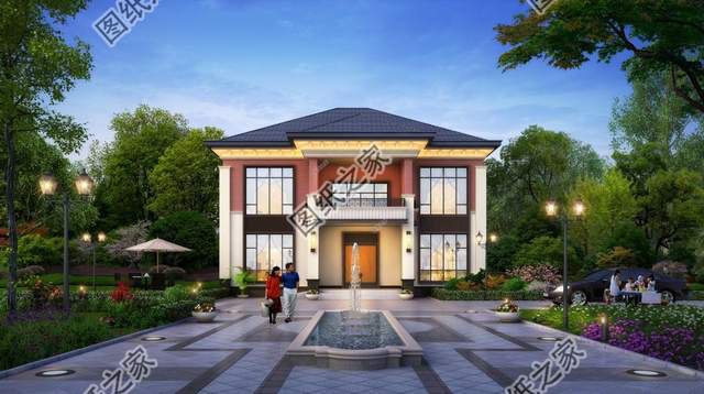 140平左右華麗二層別墅，現(xiàn)實(shí)中的浪漫滿屋