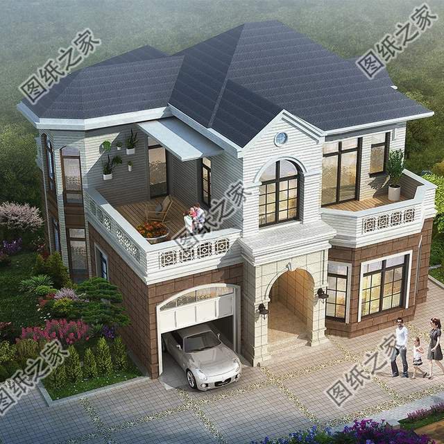 140平左右華麗二層別墅，現(xiàn)實(shí)中的浪漫滿屋