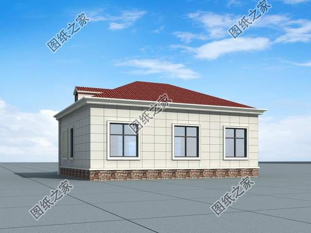 鄉(xiāng)村大平層自建房設(shè)計(jì)圖，家人閑坐，燈火可親