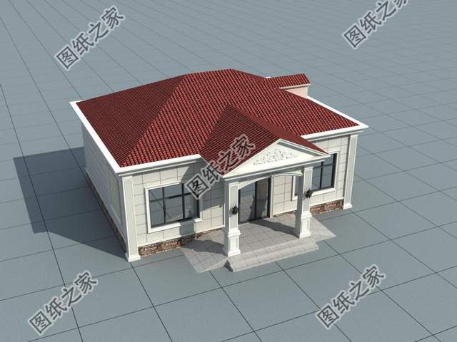 鄉(xiāng)村大平層自建房設(shè)計(jì)圖，家人閑坐，燈火可親