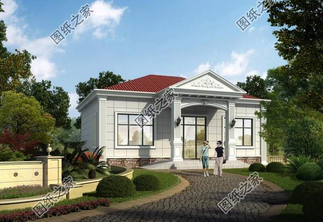 鄉(xiāng)村大平層自建房設(shè)計(jì)圖，家人閑坐，燈火可親