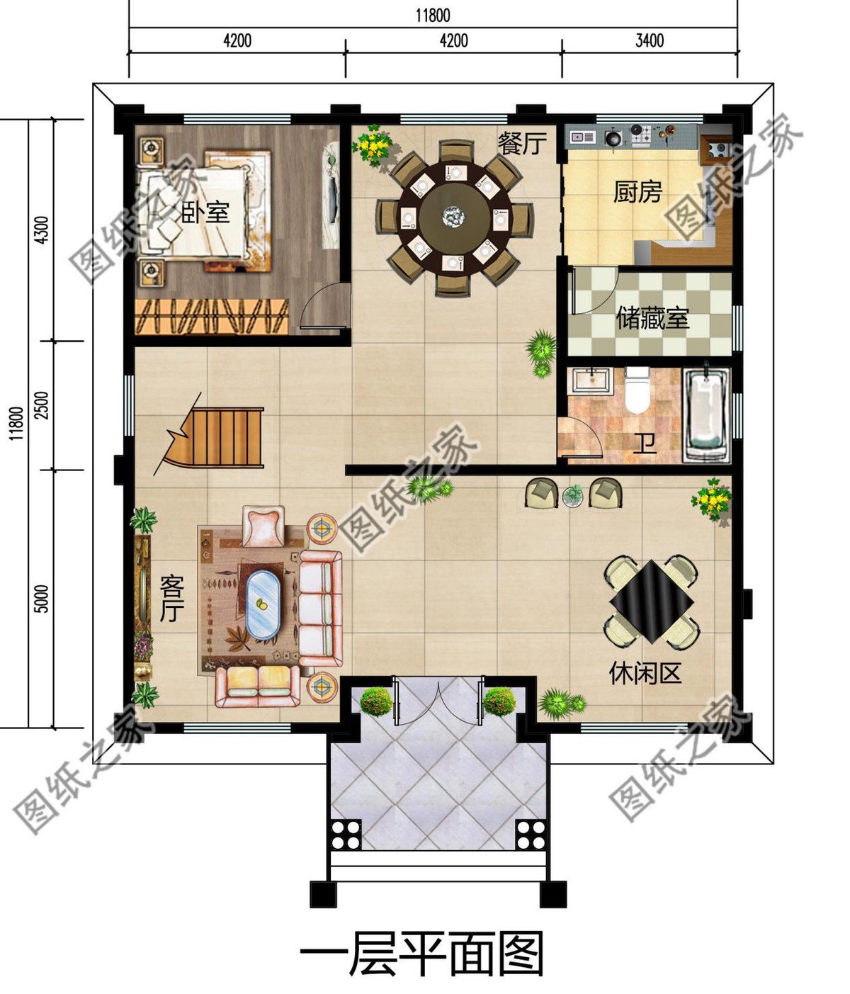三層歐式別墅，富麗堂皇，建于鄉(xiāng)村，絕對是最吸引人眼球的一座