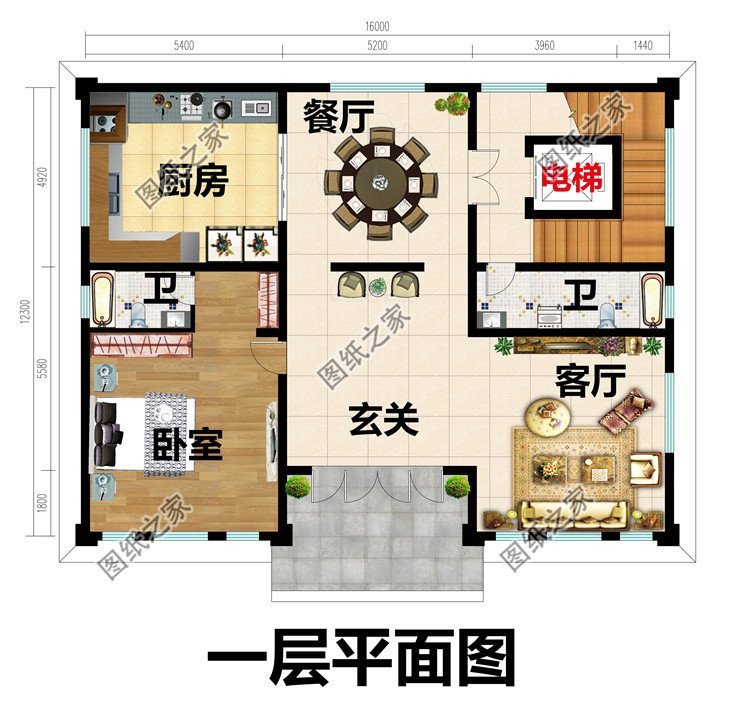 三層歐式別墅，富麗堂皇，建于鄉(xiāng)村，絕對是最吸引人眼球的一座