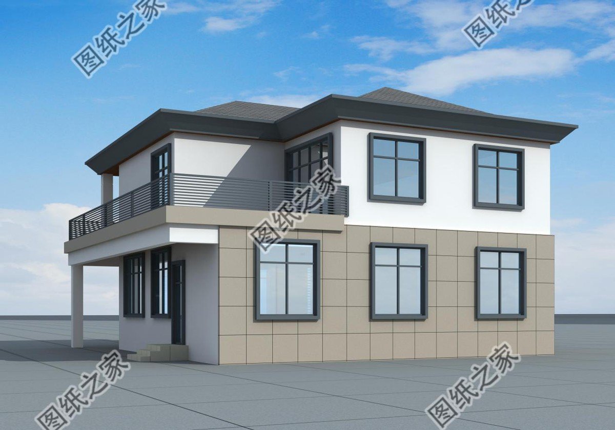 現(xiàn)代風(fēng)別墅，簡潔的裝飾設(shè)計(jì)，符合年輕人的審美