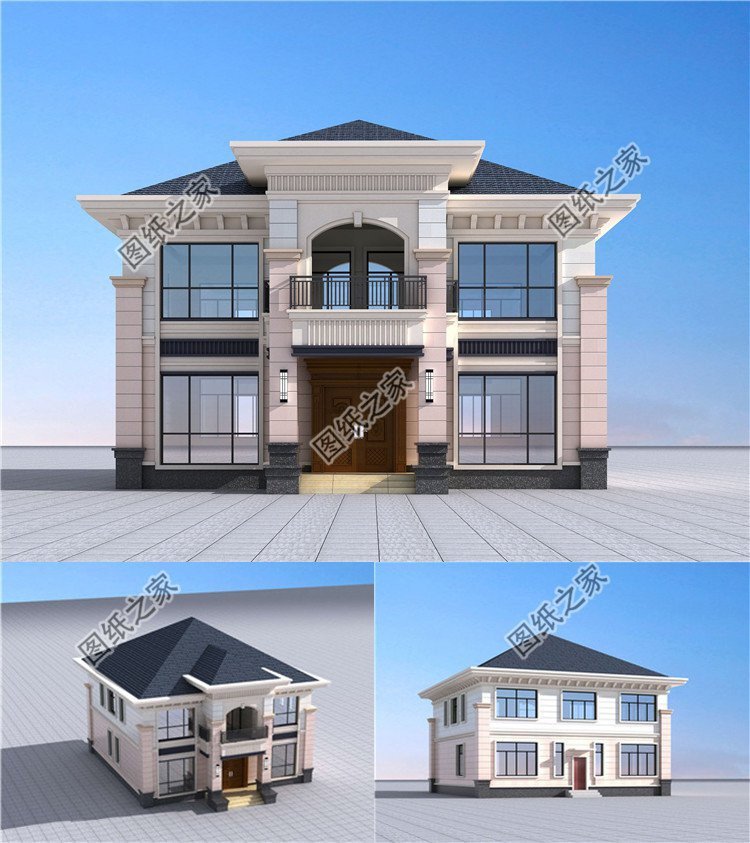 二層自建房，帶堂屋設(shè)計(jì)圖紙，隨意布置布局，體驗(yàn)舒適生活