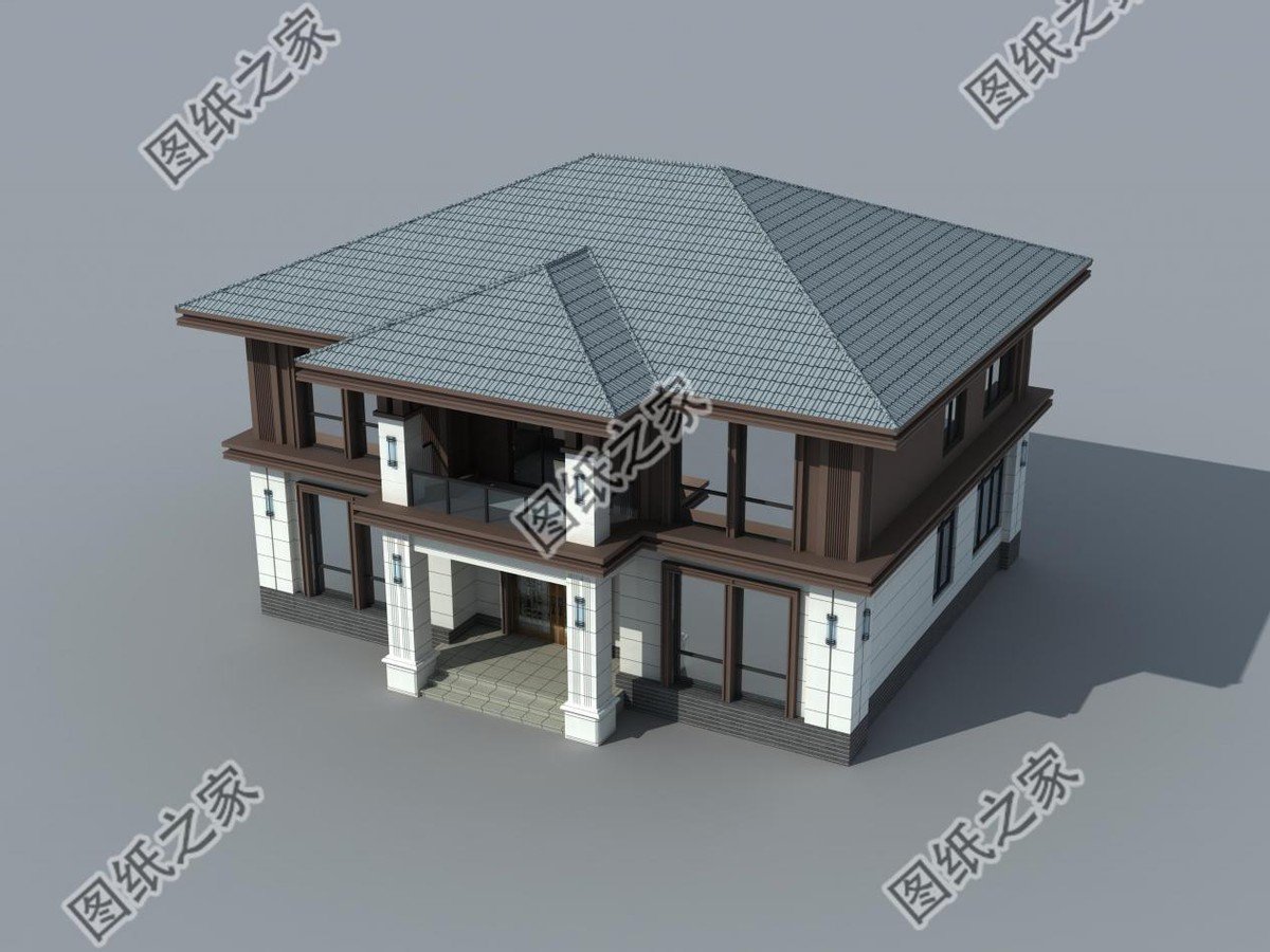 新中式雙層別墅，簡(jiǎn)約的外觀，實(shí)用的布局給你帶來別樣的體驗(yàn)