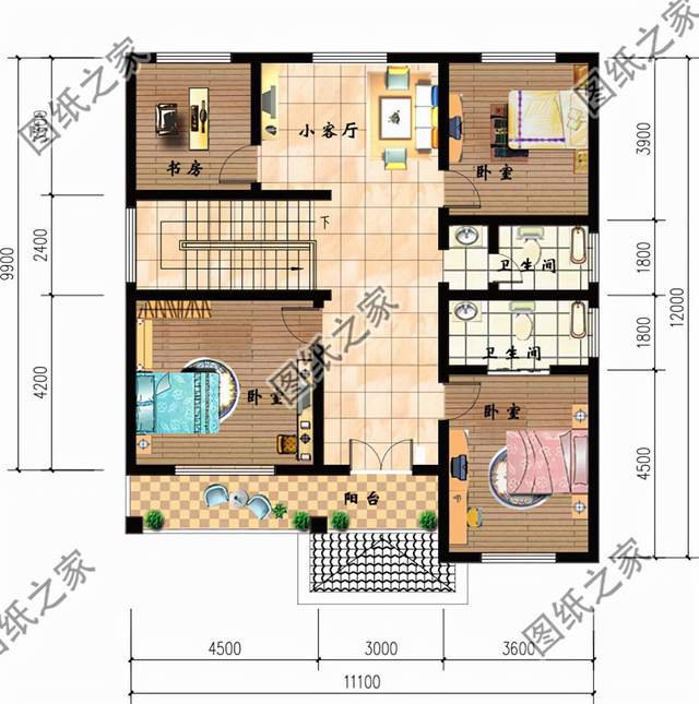 簡歐風(fēng)格雙層別墅，經(jīng)濟(jì)實(shí)用，自帶滿滿的溫馨感