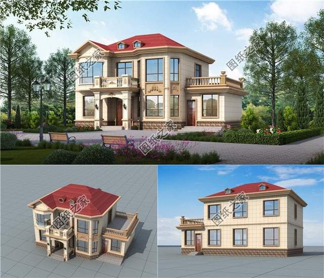 二層歐式住宅設(shè)計圖，古典、開朗兩相宜，經(jīng)典而不落時尚